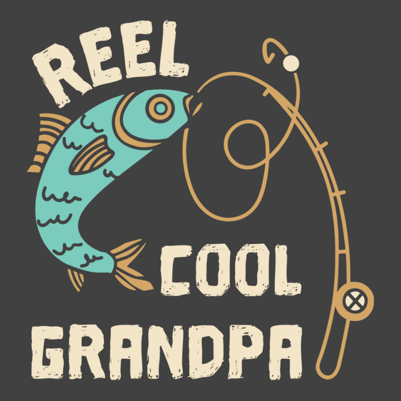 Reel Cool Grandpa Grandfather Fisher Family Fishin Vintage T-shirt | Artistshot