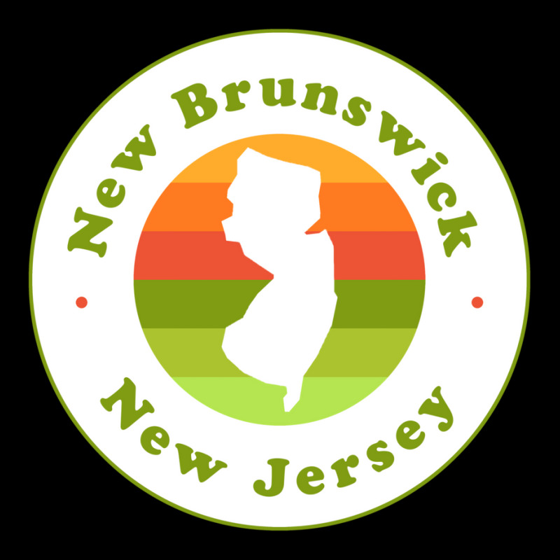 New Brunswick New Jersey   Nj Retro Sunrise Map Ba Adjustable Cap | Artistshot