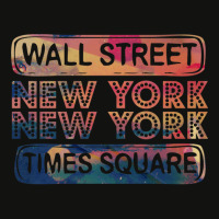 New York City Wall Street Times Square New York Ne Scorecard Crop Tee | Artistshot