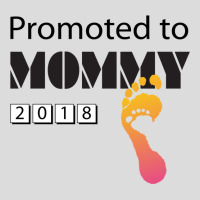 Promoted To Mommy 2018 Funny New Mom Men's Polo Shirt | Artistshot