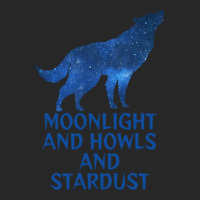 Midnight Blue Sapphire Milky Way Galaxy Wolf   Moo Men's T-shirt Pajama Set | Artistshot