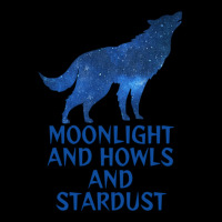 Midnight Blue Sapphire Milky Way Galaxy Wolf   Moo Women's V-neck T-shirt | Artistshot