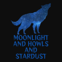 Midnight Blue Sapphire Milky Way Galaxy Wolf   Moo Crop Top | Artistshot