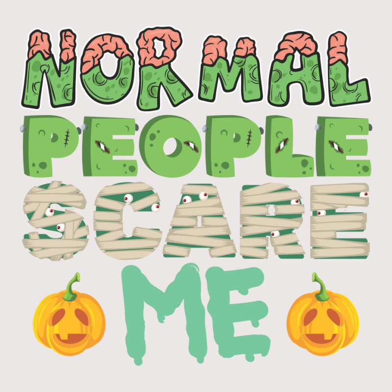 Halloween Costume Normal People Scare Me Pumpkin C Pocket T-shirt | Artistshot