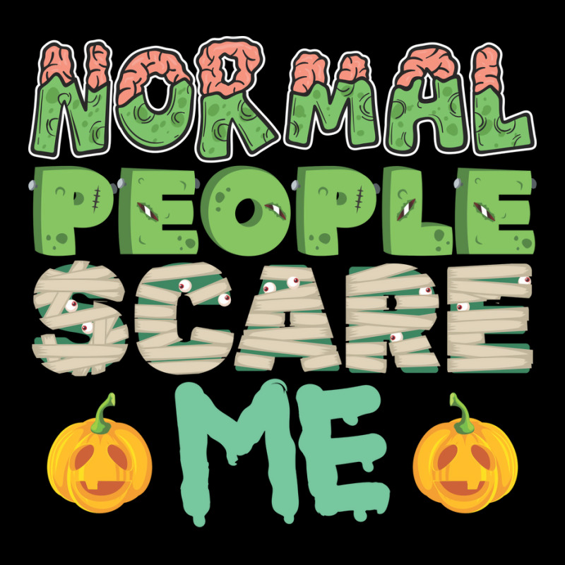 Halloween Costume Normal People Scare Me Pumpkin C Zipper Hoodie | Artistshot