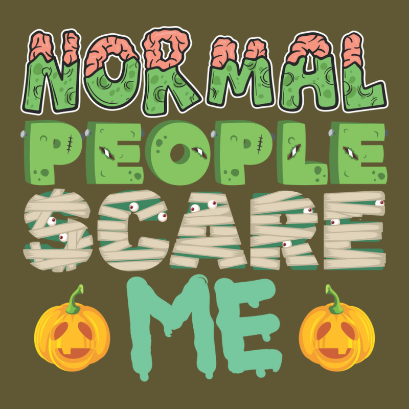 Halloween Costume Normal People Scare Me Pumpkin C Vintage Short | Artistshot