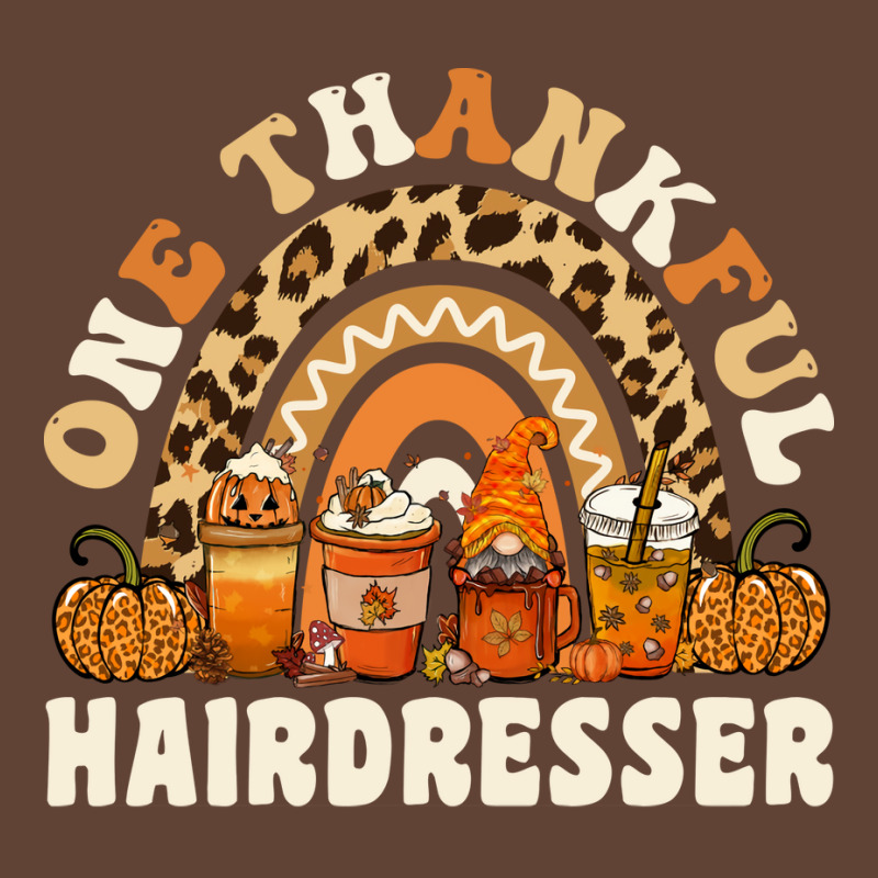 One Thankful Hairdresser Thanksgiving Rainbow Leop T-shirt | Artistshot