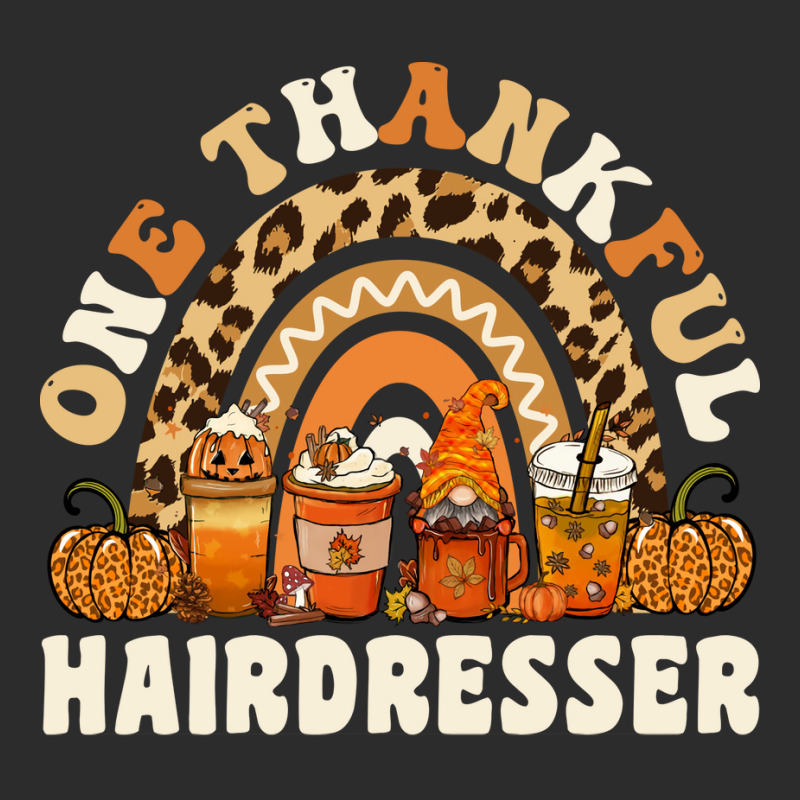 One Thankful Hairdresser Thanksgiving Rainbow Leop Exclusive T-shirt | Artistshot