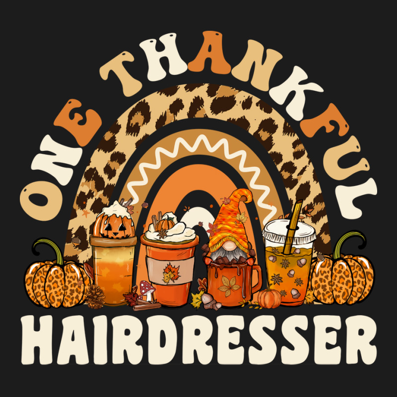 One Thankful Hairdresser Thanksgiving Rainbow Leop Hoodie & Jogger Set | Artistshot