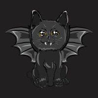 Vampire Black Bat Cat Costume Girl T-shirt | Artistshot