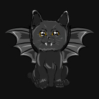 Vampire Black Bat Cat Costume Girl Graphic T-shirt | Artistshot