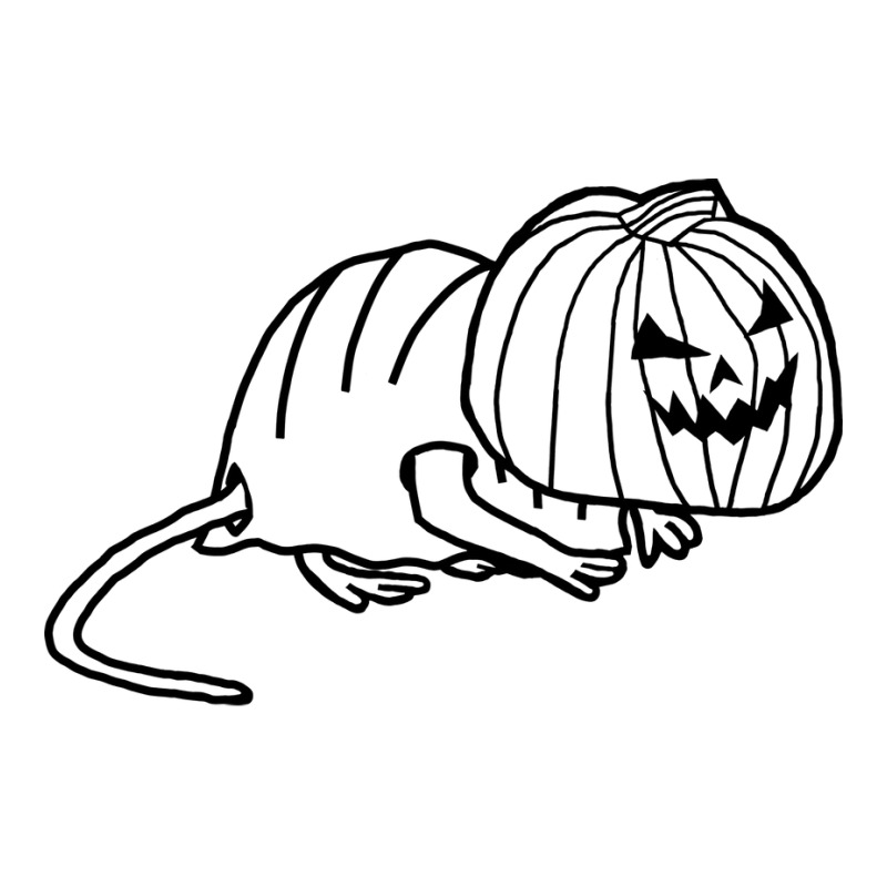 Cute Rat Wearing Halloween Horror Costume Minimal Crewneck Sweatshirt by courymusix | Artistshot