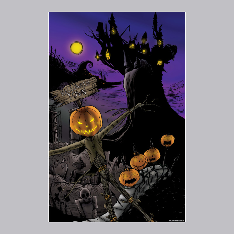 Halloween Town Retro Pocket T-shirt | Artistshot