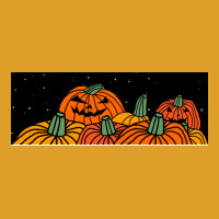 Night Time Spooky Pumpkins At Halloween Vintage T-shirt | Artistshot