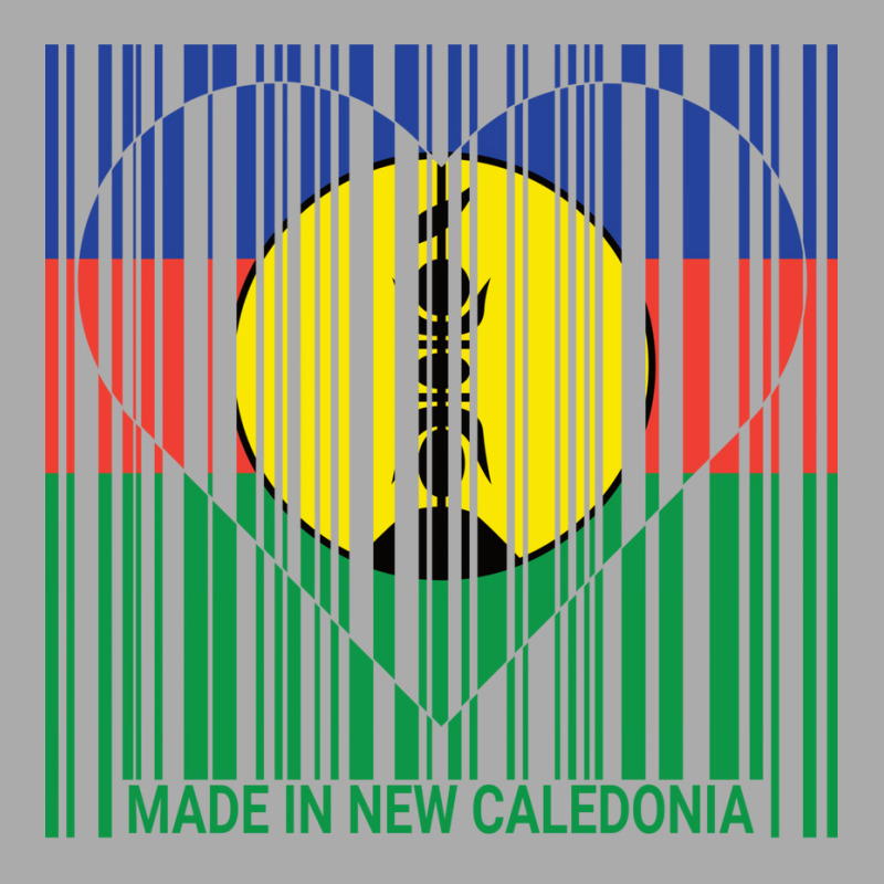 New Caledonia New Caledonian Barcode Love Flag T-Shirt by ireneewaffaa9 | Artistshot