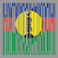 New Caledonia New Caledonian Barcode Love Flag Graphic T-shirt | Artistshot