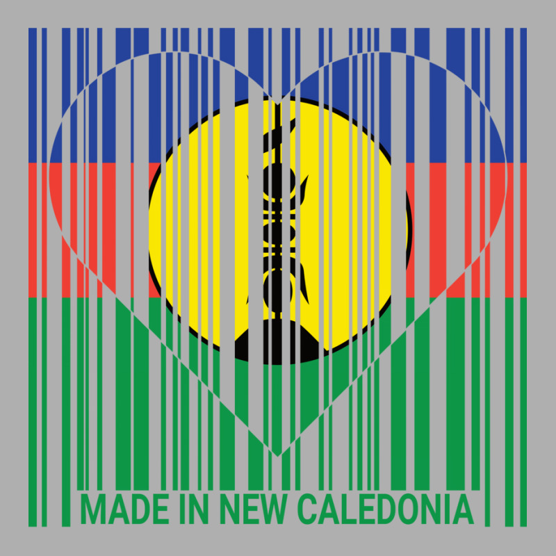 New Caledonia New Caledonian Barcode Love Flag Exclusive T-shirt by ireneewaffaa9 | Artistshot