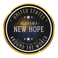 New Hope City Alabama Souvenir  New Hope Coordinat V-neck Tee | Artistshot