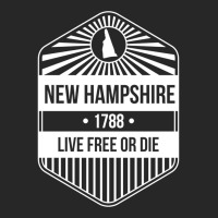 New Hampshire State Motto Graphic   Live Free Or D Men's T-shirt Pajama Set | Artistshot