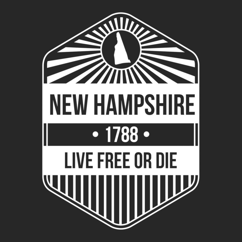 New Hampshire State Motto Graphic   Live Free Or D Men's T-shirt Pajama Set | Artistshot