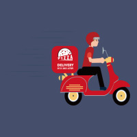 Illustration Of Pizza Delivery Vintage Short | Artistshot