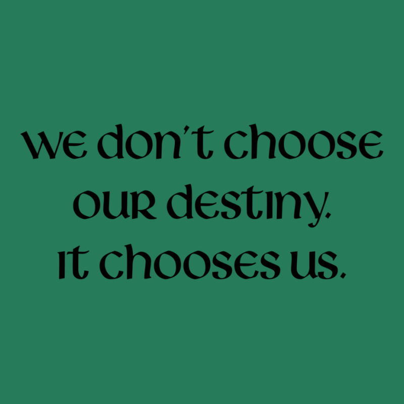 We Don't Choose Our Destiny T-shirt | Artistshot