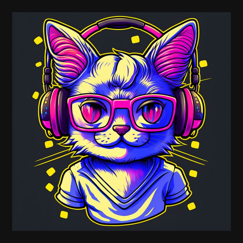 Meow Listen To Music In Earphone 1932 Graphic T-shirt by Creative Corner | Artistshot