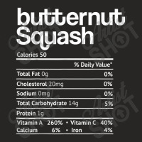 Butternut Squash Nutrition Facts Thanksgiving Christmas Food Ladies Fitted T-shirt | Artistshot