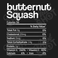 Butternut Squash Nutrition Facts Thanksgiving Christmas Food Classic T-shirt | Artistshot