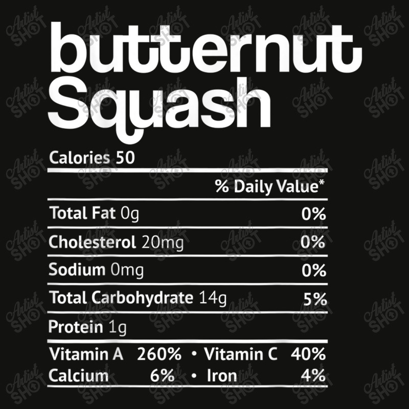 Butternut Squash Nutrition Facts Thanksgiving Christmas Food Scorecard Crop Tee by Yuh2105 | Artistshot