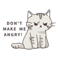 Angry Cat Baby Tee | Artistshot