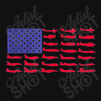 Fishing American Flag Accessory Pouches | Artistshot