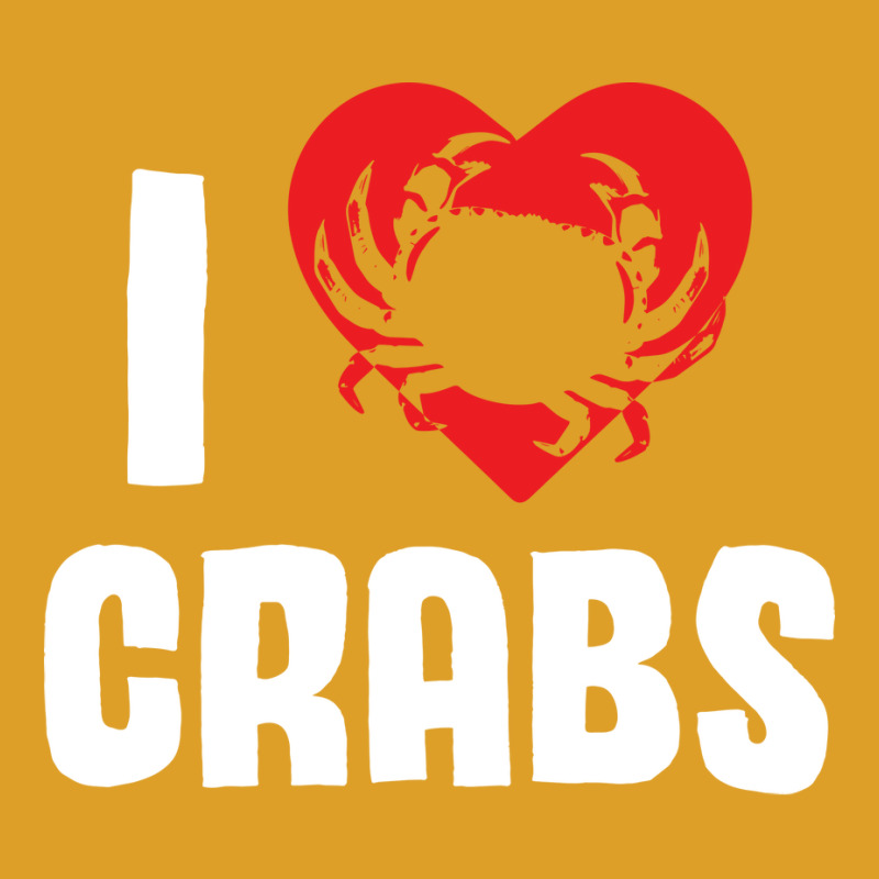 I Love Crabs Heart Crab Crustacean 70s T-shirt | Artistshot