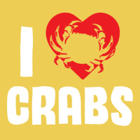 I Love Crabs Heart Crab Crustacean 70s Graphic T-shirt | Artistshot