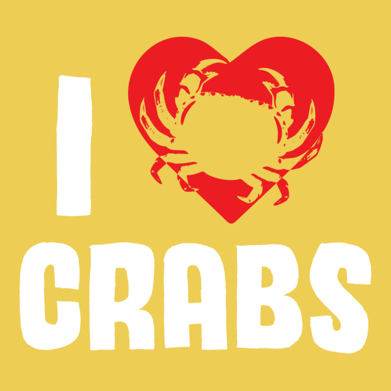 I Love Crabs Heart Crab Crustacean 70s Graphic T-shirt | Artistshot