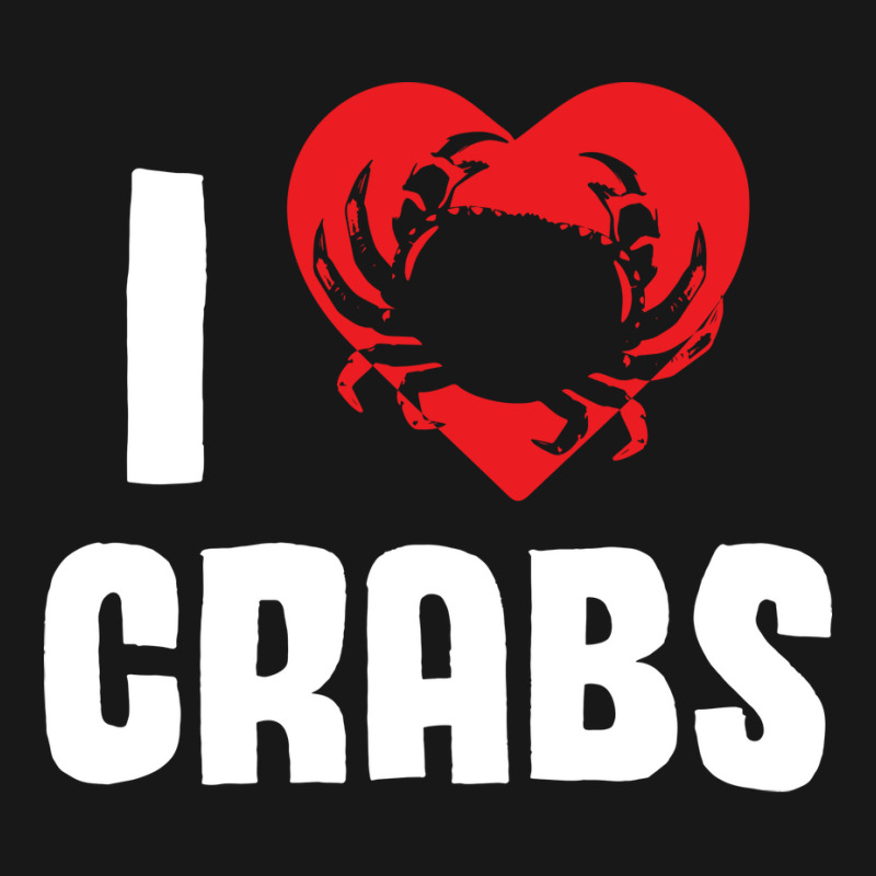 I Love Crabs Heart Crab Crustacean 70s Flannel Shirt | Artistshot