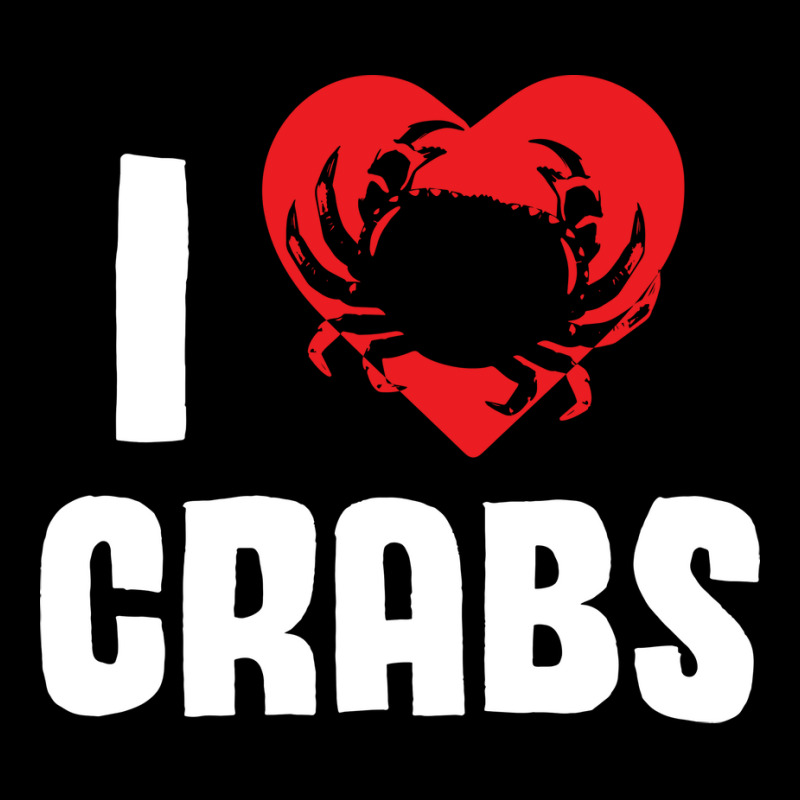 I Love Crabs Heart Crab Crustacean 70s Pocket T-shirt | Artistshot