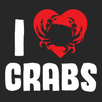 I Love Crabs Heart Crab Crustacean 70s Men's T-shirt Pajama Set | Artistshot