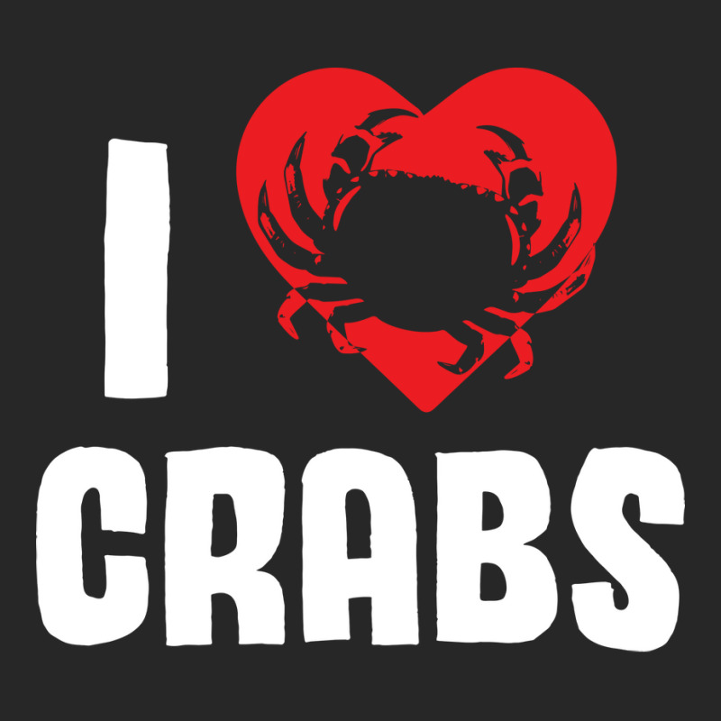 I Love Crabs Heart Crab Crustacean 70s Men's T-shirt Pajama Set | Artistshot