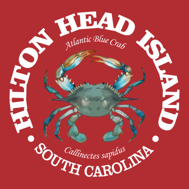 Hilton Head Island Blue Crab 80s Ladies Fitted T-Shirt by abrkanalmhdec | Artistshot