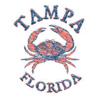 Tampa Florida With Stone Crab On Wind Rose Twoside Maternity Scoop Neck T-shirt | Artistshot