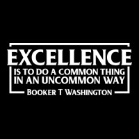 Excellence Booker T Washington Black History Quote Fleece Short | Artistshot