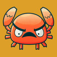 Cute Cartoon Angry Crab Blue T-shirt | Artistshot