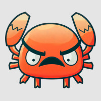 Cute Cartoon Angry Crab Blue Exclusive T-shirt | Artistshot