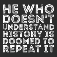 He Who Doesnt Understand History Is Doomed To Repe Cropped Hoodie | Artistshot