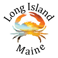 Long Island Maine Hippie Sticker | Artistshot