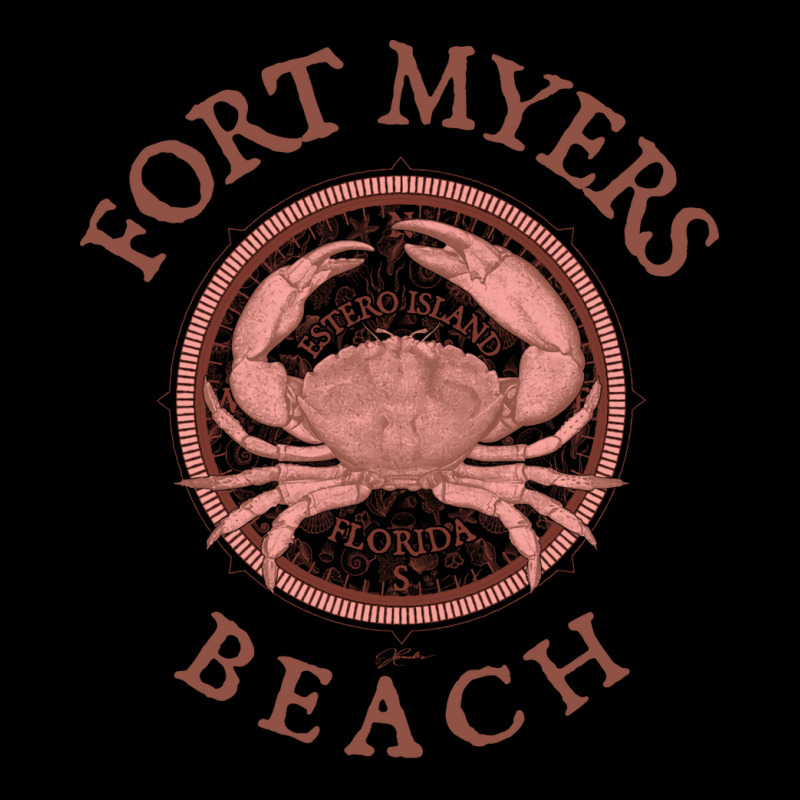 Fort Myers Beach Florida With Stone Crab On Wind R Men's 3/4 Sleeve Pajama Set | Artistshot