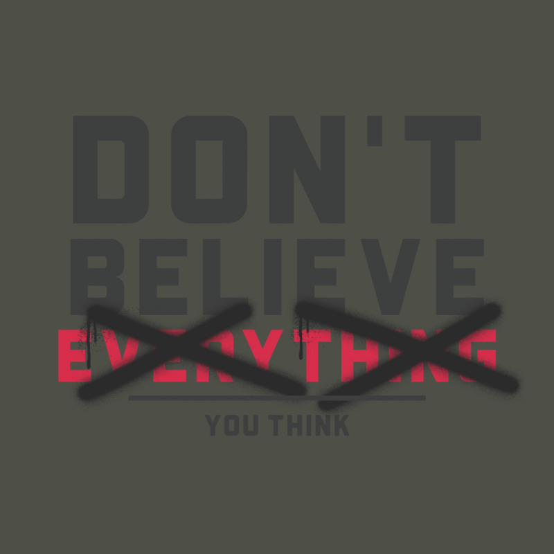 Dont Believe Everything You Think Mental Health Fleece Short | Artistshot