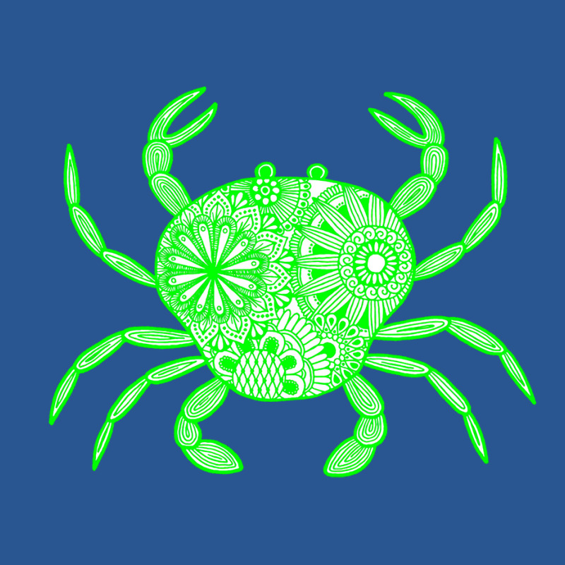 Mandala Crab Green And White Boy T-shirt | Artistshot