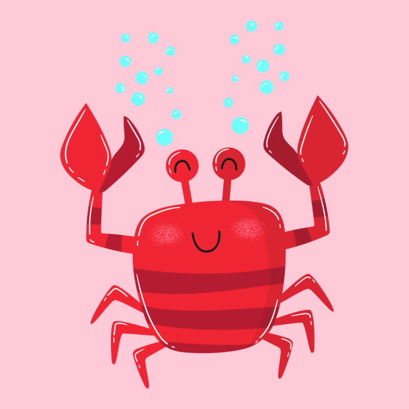 Smiling Crab Vintage Metal Print Square | Artistshot